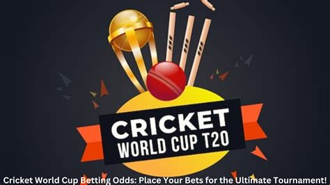 t20 world cup 2022 betting odds|Cricket World Cup Odds .